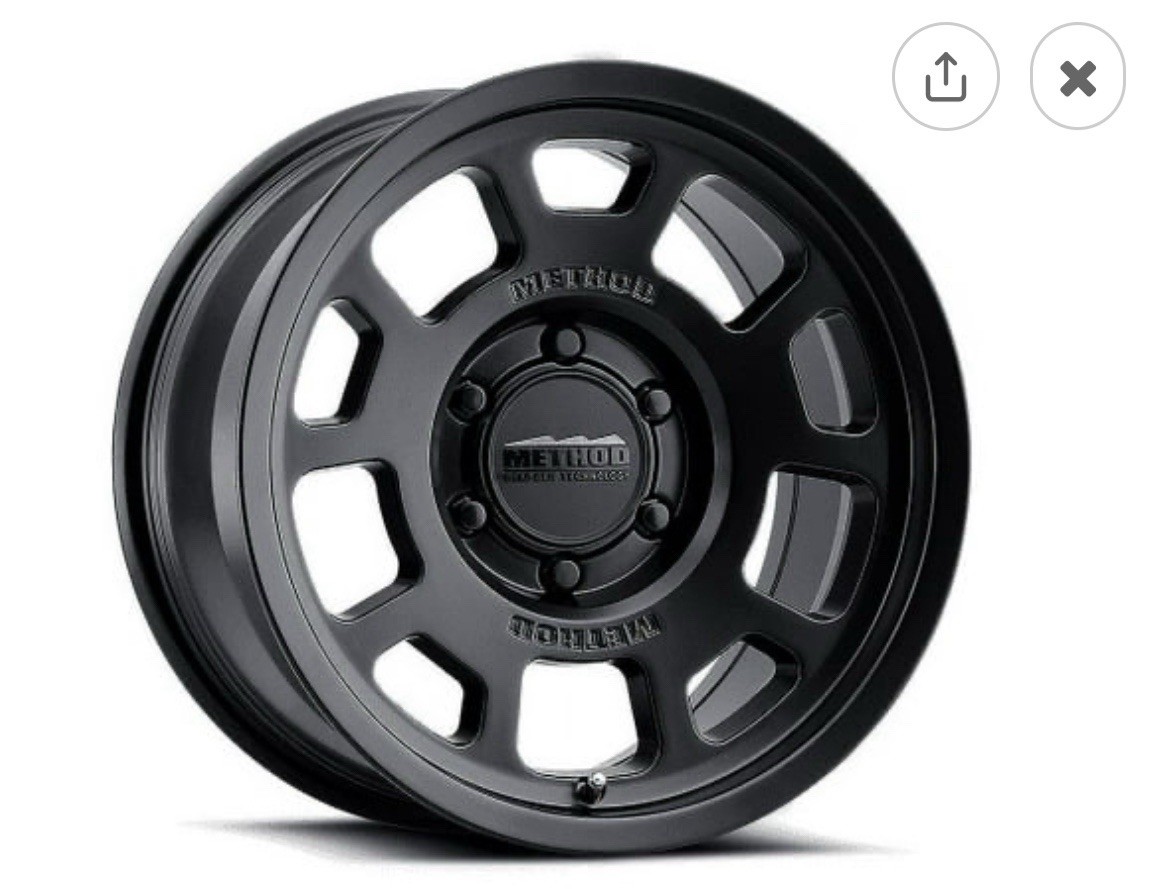 Method Race Wheels 705 Matte 17x8.5 0mm Offset 4.75 Method Race Wheels 705 Matte 17x8.5 0mm Offset 4.75