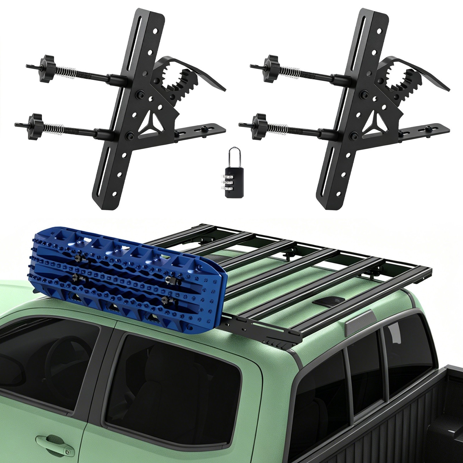 Traction Board Mounting Kit w/Lock, DIY-Installable Universal Recovery Board