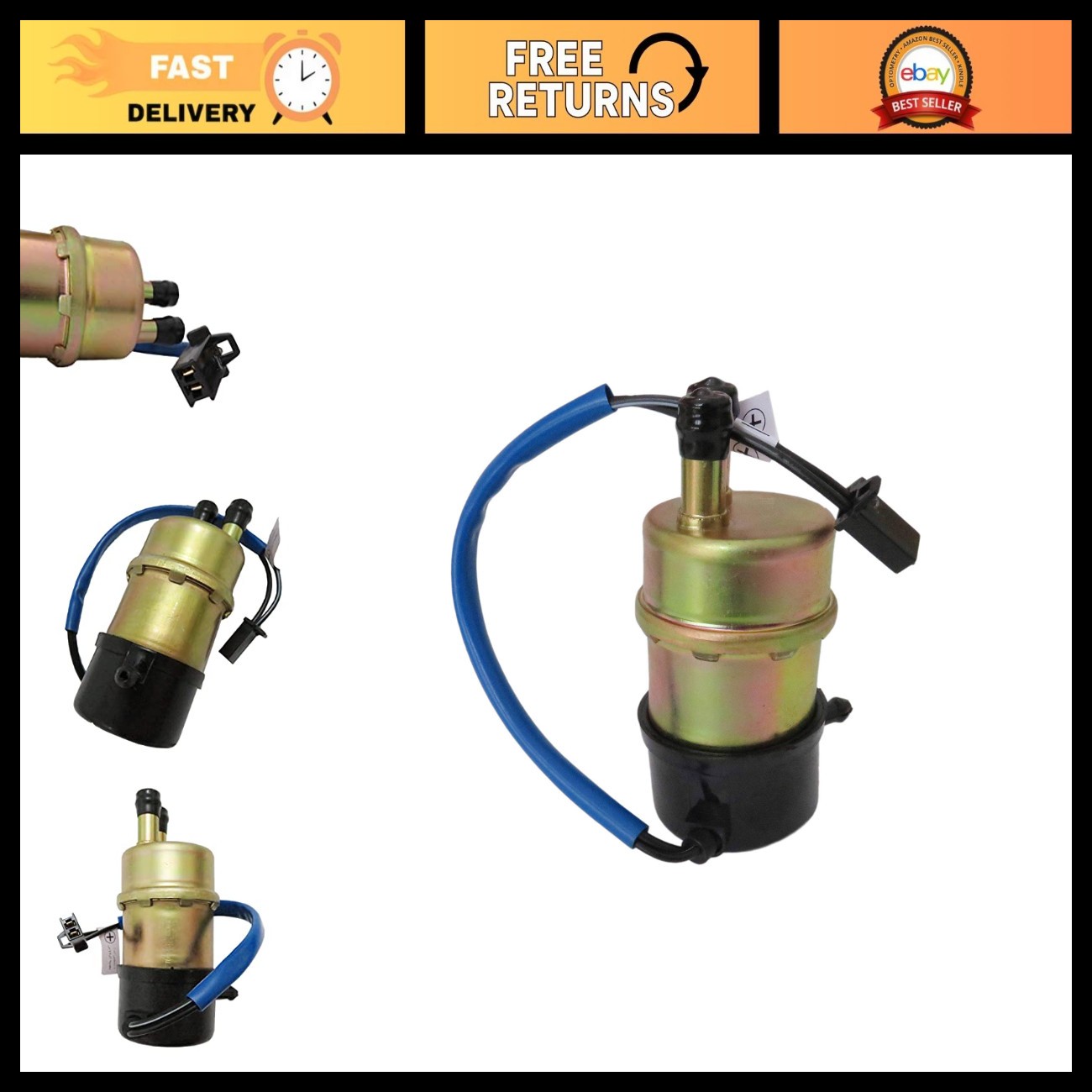 High-Performance 3/8\'\' Fuel Pump for Honda Shadow, VTX1300, XL1000, Africa Twin High-Performance 3/8\'\' Fuel Pump for Honda Shadow, VTX1300, XL1000, Africa Twin