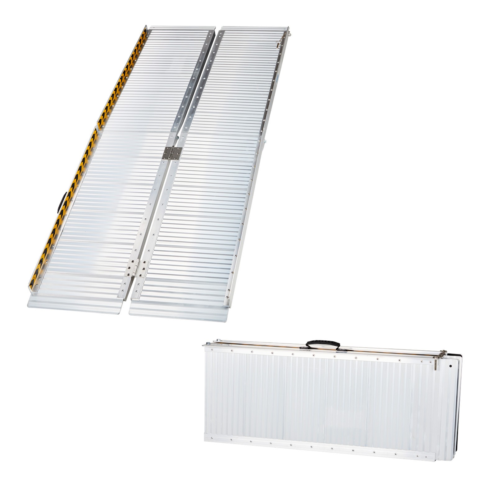 6\' Multi-folding Aluminum Wheelchair Loading Ramp: portable