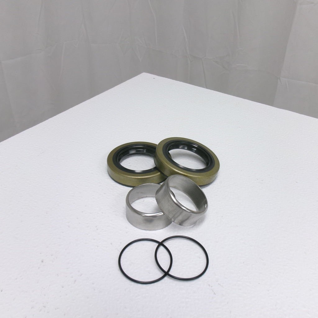 2 x UFP VAULT Grease Seal 2.56x1.68 & SS Wear Sleeve Boat Trailer Wheel Hub Axle