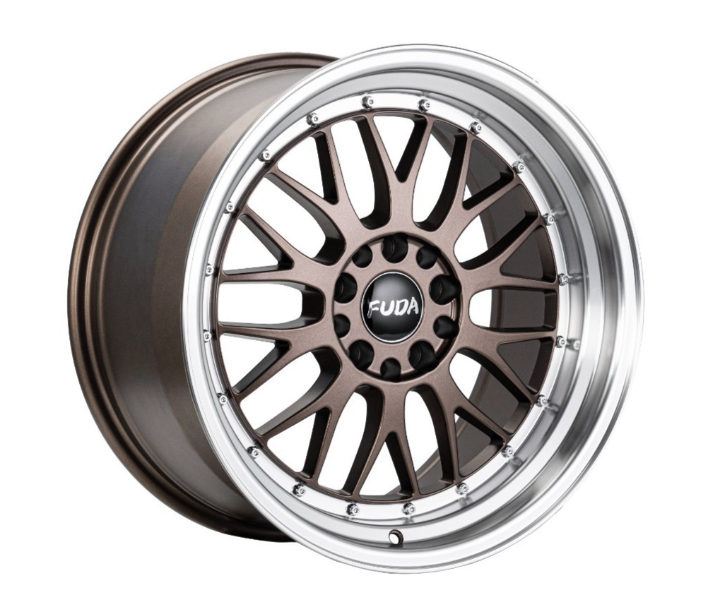 (Set-4) 18 X 8.5 In Bronze Machine Lip Wheels Rim 5x120 Wheel ET 30 CB 72.6 (Set-4) 18 X 8.5 In Bronze Machine Lip Wheels Rim 5x120 Wheel ET 30 CB 72.6