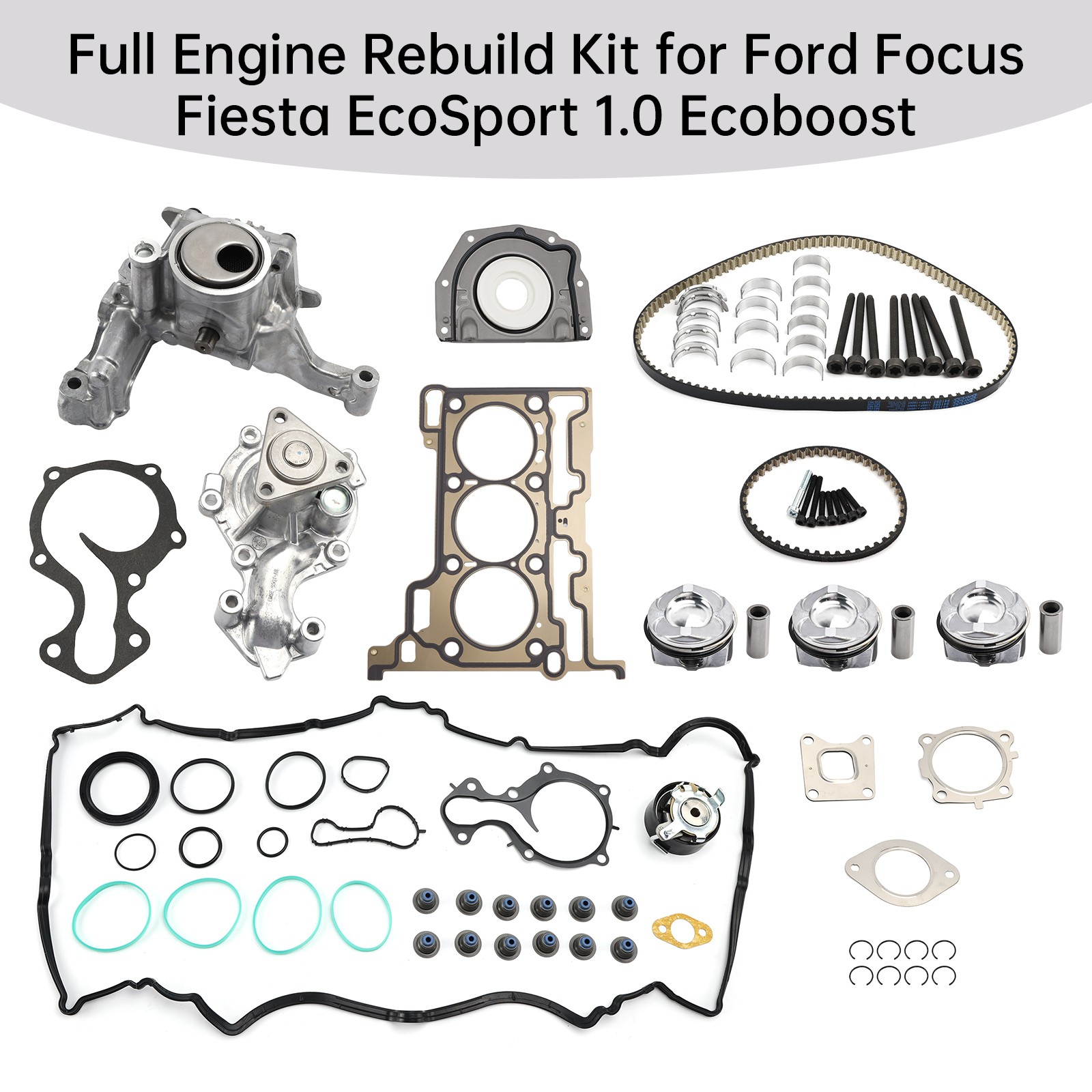 Full Engine Rebuild Kit for Ford Focus Fiesta EcoSport 1.0 Ecoboost