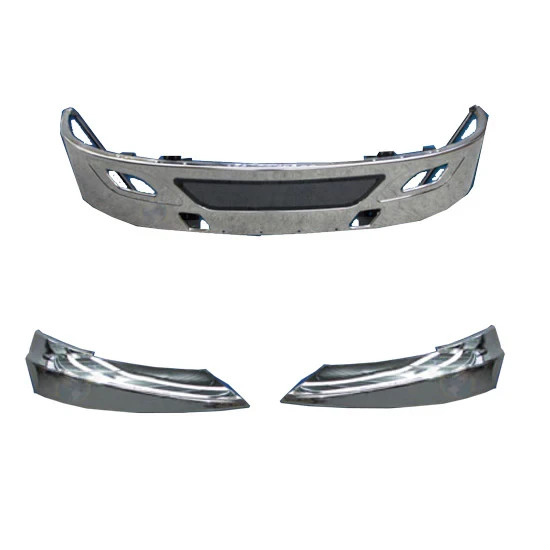 International Prostar Chrome Plastic Bumper Corners Pair Set Driver & Passenger