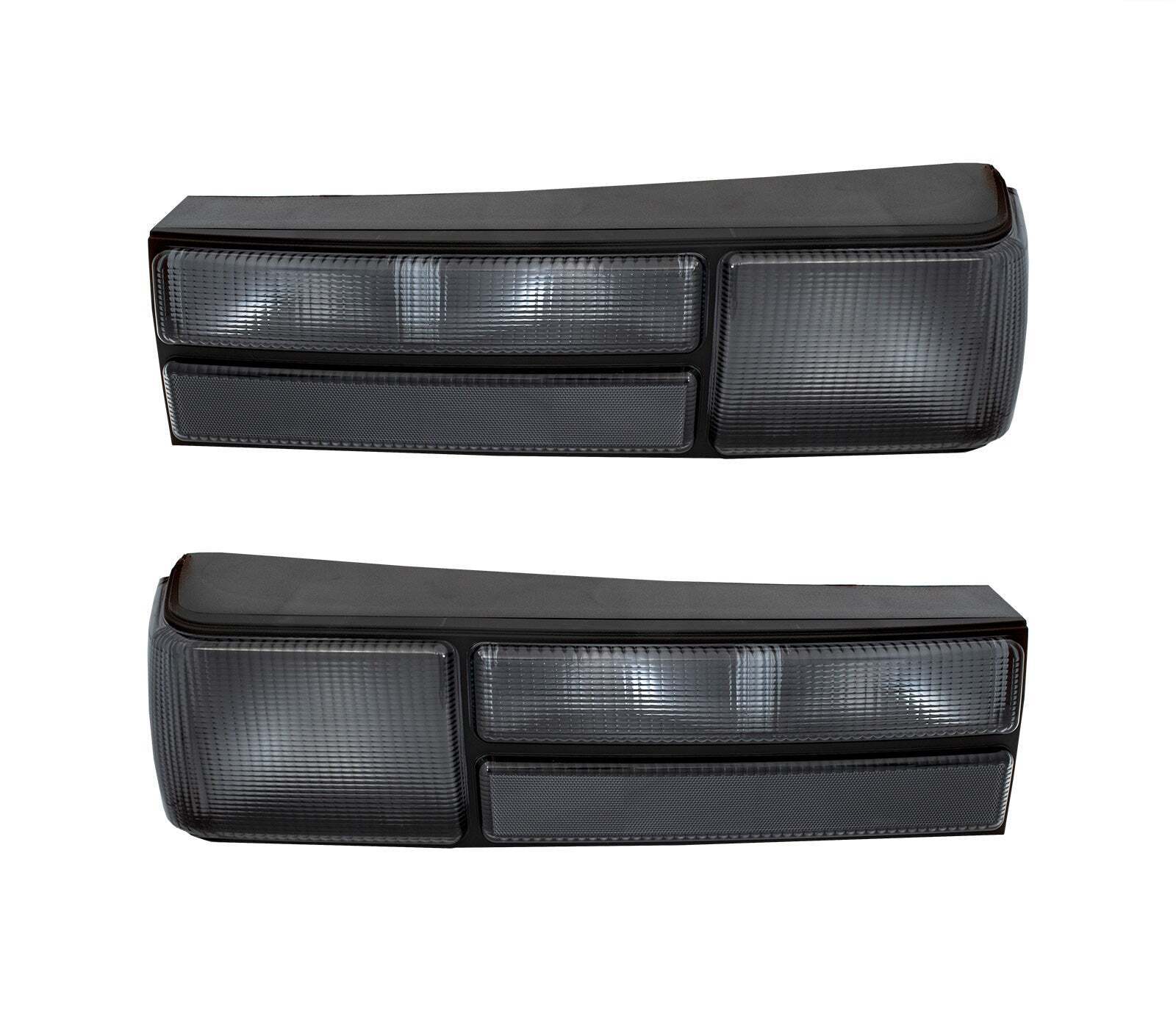 1983-1993 Mustang LX Light Smoked Complete Taillights w/ Housings, LH RH Pair