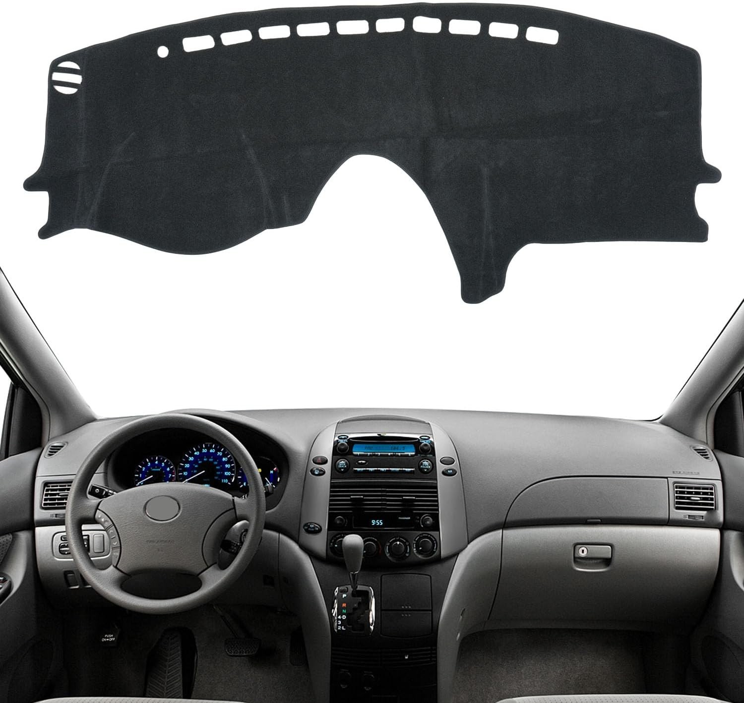 For 2004-2010 Toyota Sienna Dashboard Cover Mat Sun Resistant Dash Mat