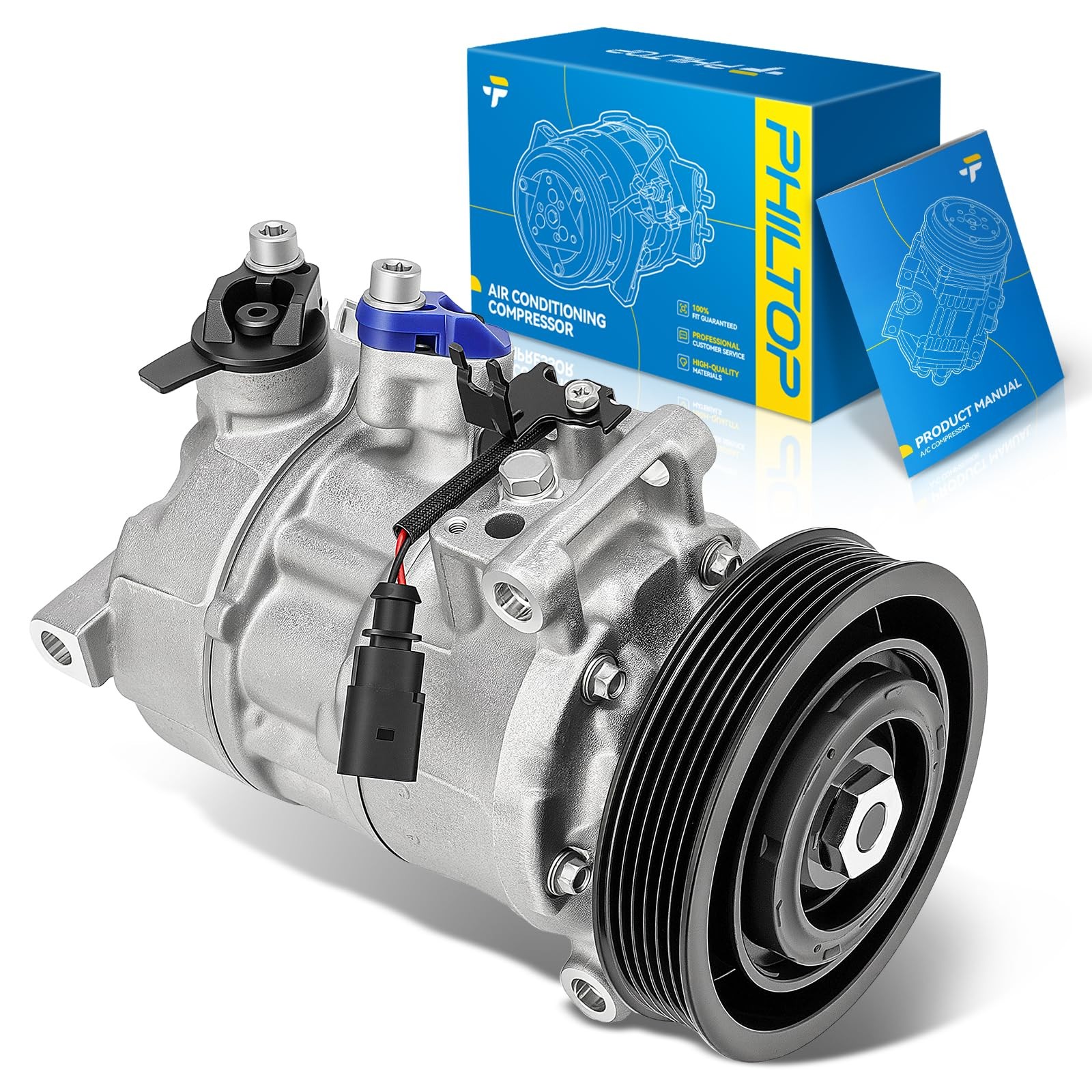 PHILTOP NEW AC Compressor for A6 Quattro 2019-2025 2.0L, Q5 2013-2017 3.0L