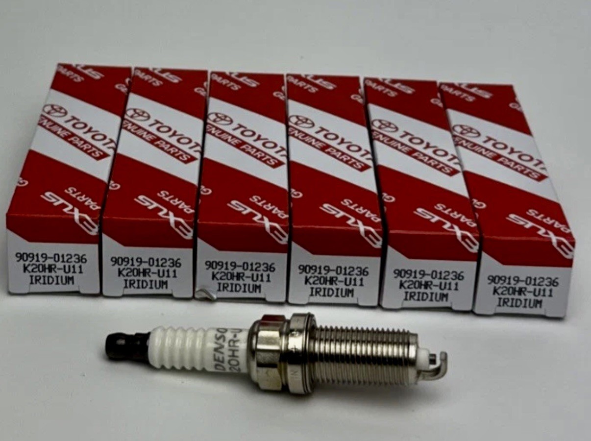 OEM TOYOTA 2003-09 Toyota 4RUNNER & 2005-15 TACOMA V6 4.0L Spark Plugs Set of 6