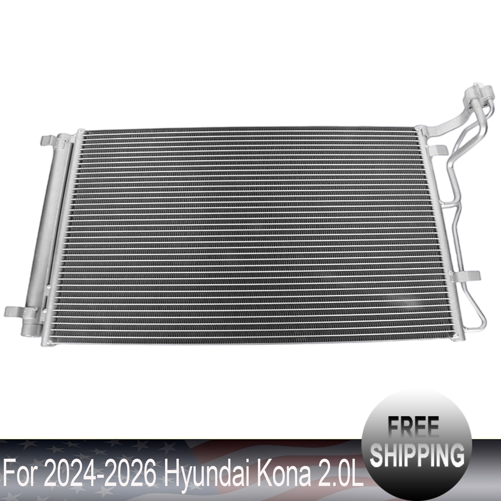 New A/C Condenser Assembly Fits For 2024-2026 Hyundai Kona 2.0L 97606-Q5700