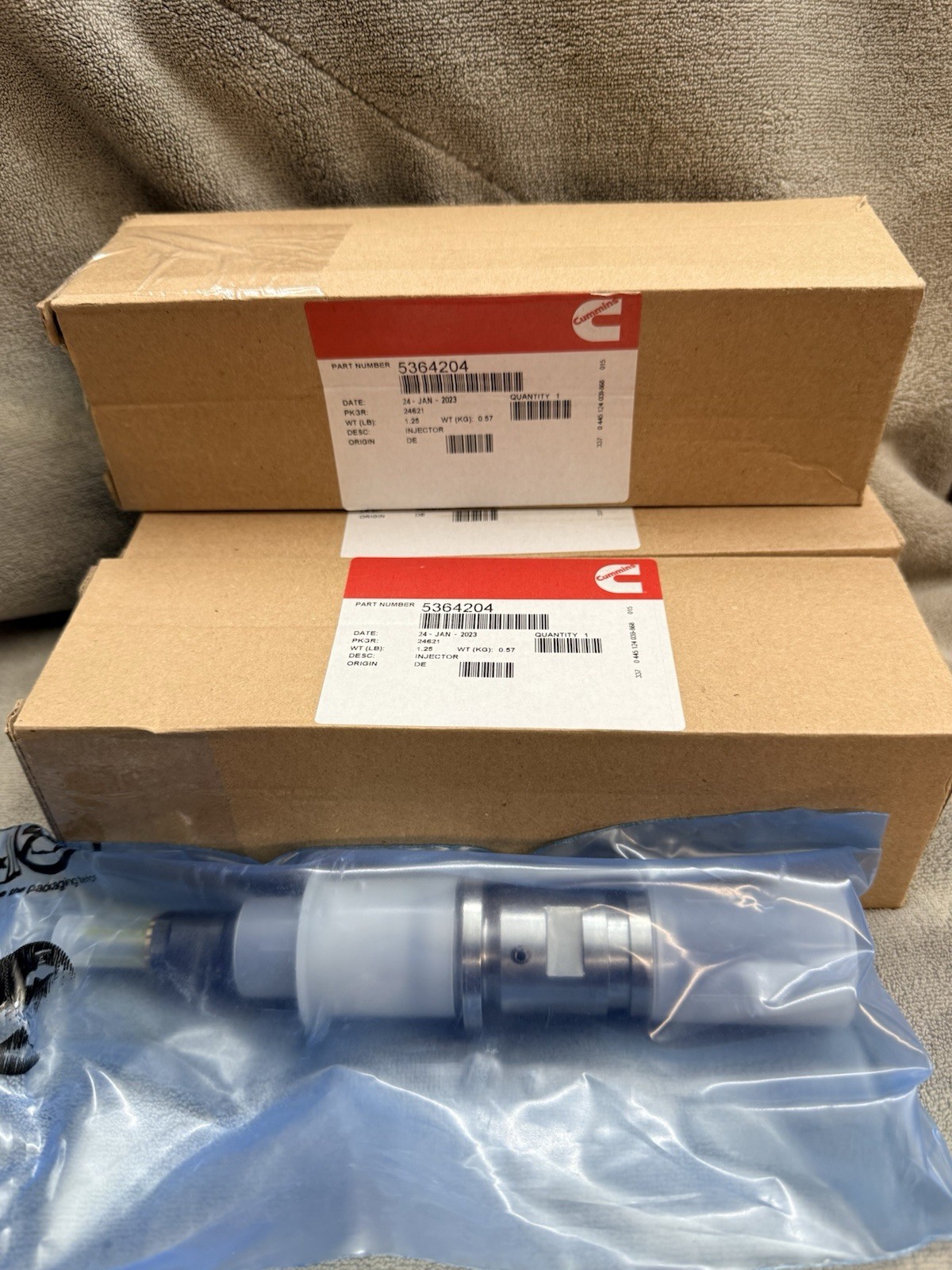 Set of 4 OEM Cummins 5364204 Diesel Fuel Injector Ram 2019-2021 6.7L 68444790AA Set of 4 OEM Cummins 5364204 Diesel Fuel Injector Ram 2019-2021 6.7L 68444790AA