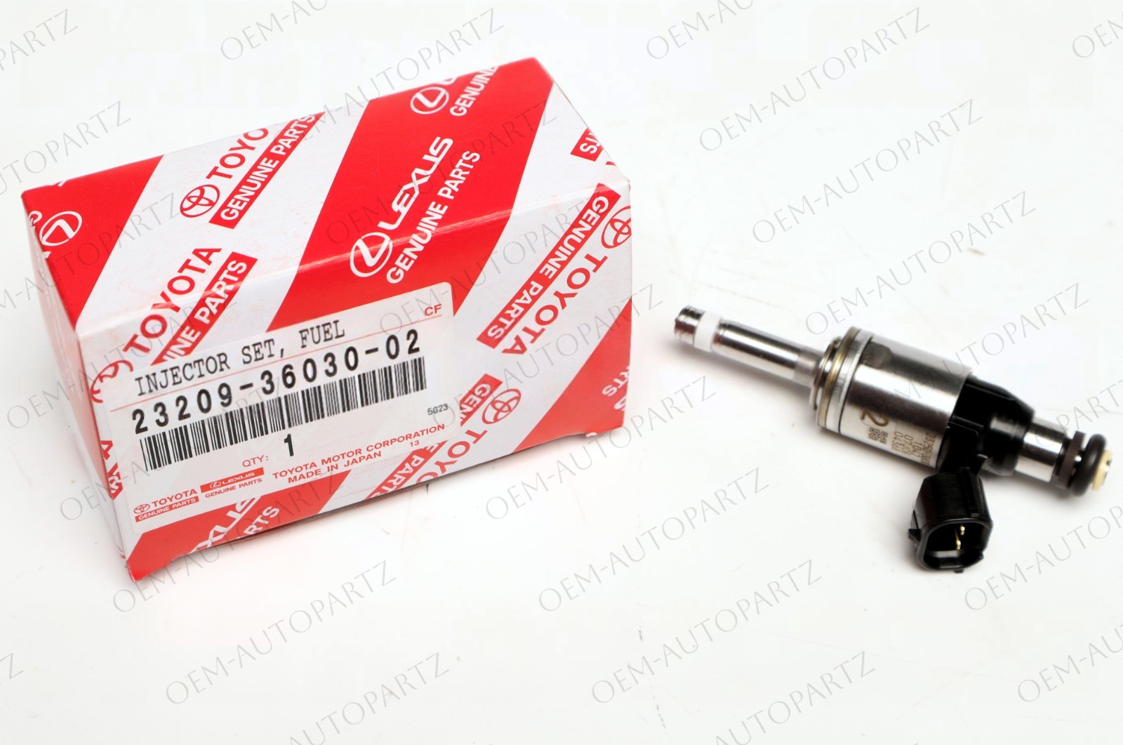 23209-36030-02 Toyota Lexus Genuine Fuel Injector Assembly OEM New