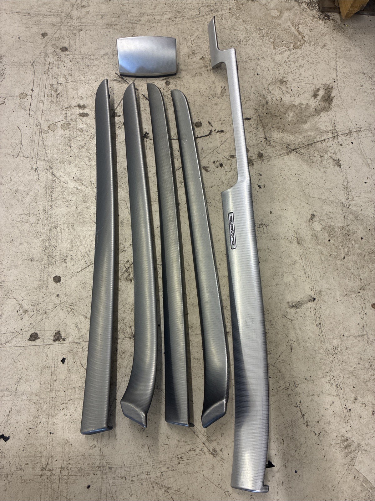 2002-2008 Audi B6 B7 S4/A4 Interior Molding Alminium Trim Used OEM DESCRIPTION