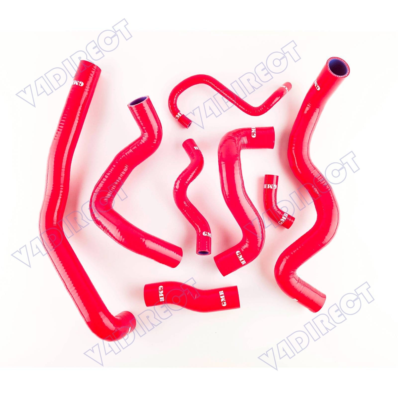 Red Silicone Coolant Heater Hose For 07-14 Mini Cooper S 1.6L R55 R56 R57 Turbo