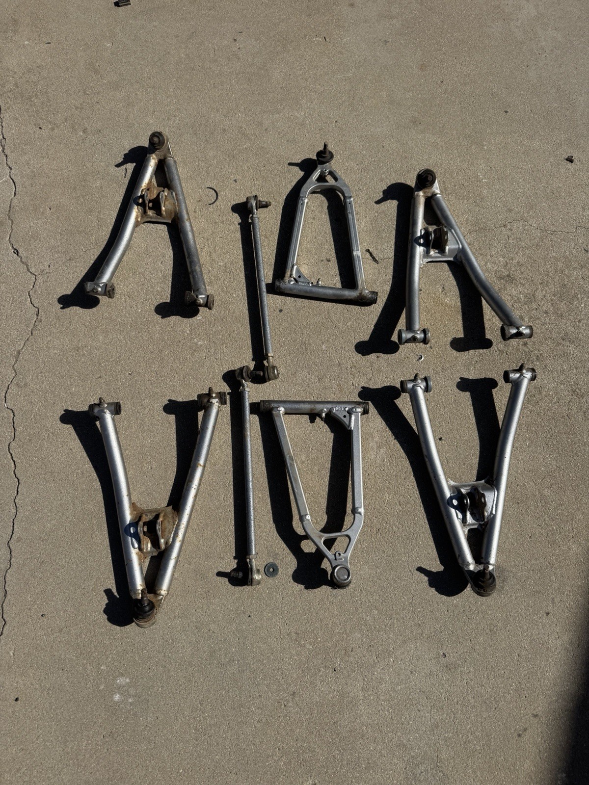 2004-2008 Yfz 450 OEM A-Arms And Tie Rods Assembly