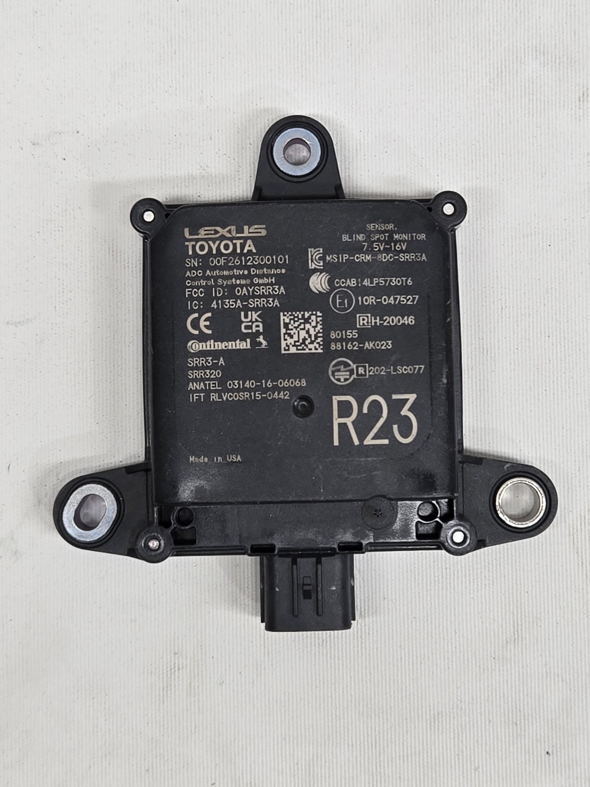 2024 25 26 TOYOTA TACOMA BLIND SPOT RADAR AID SENSOR LEFT RIGHT OEM 88162-AK023