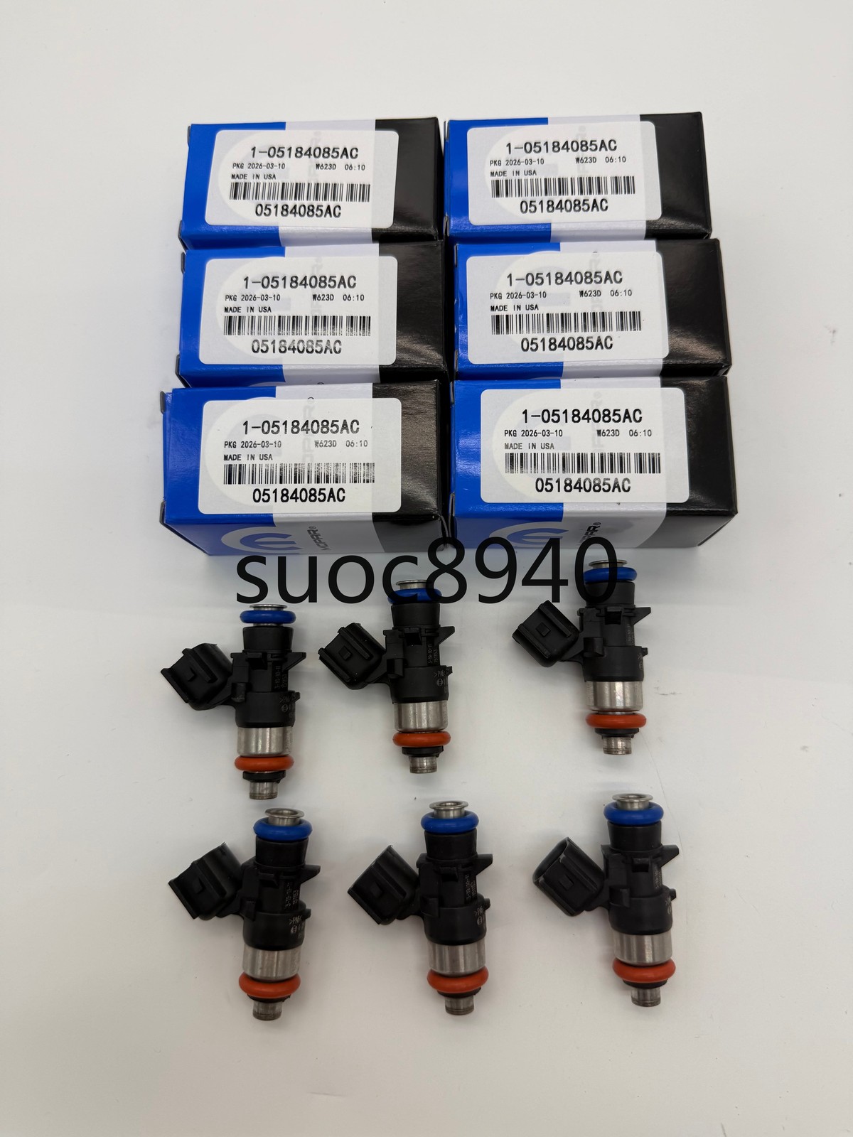 New OEM ORIGINAL MOPAR FUEL Injectors WRANGLER Challenger 3.6L 6 PCS 5184085AC New OEM ORIGINAL MOPAR FUEL Injectors WRANGLER Challenger 3.6L 6 PCS 5184085AC