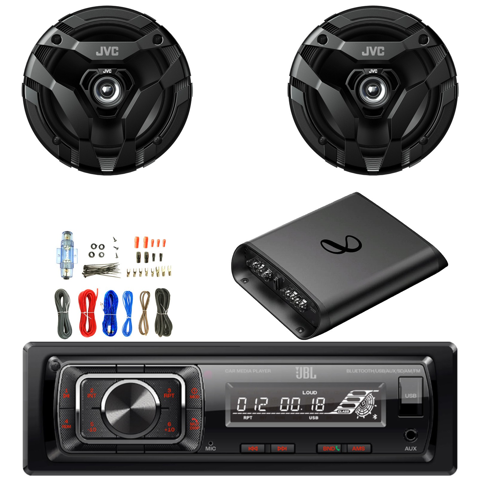 JBL Celebrity150 1-DIN Bluetooth Receiver, 2x 6.5\