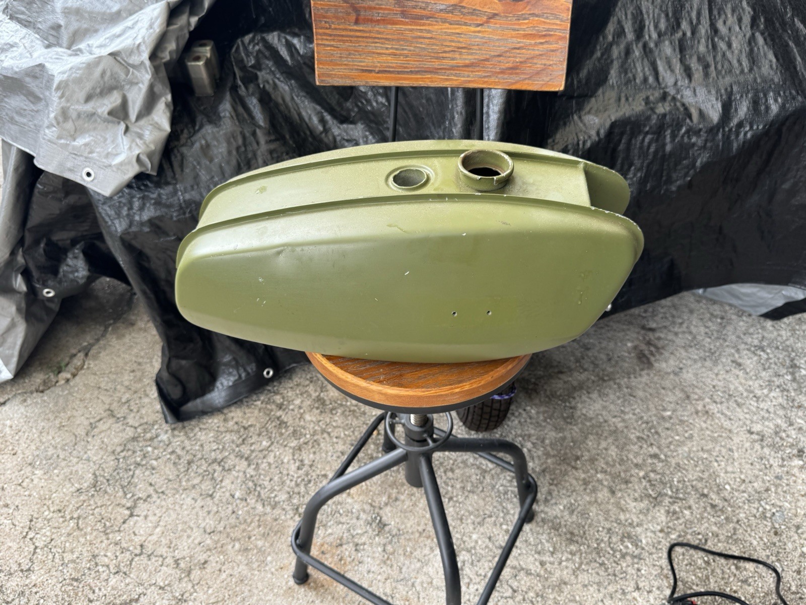 Bsa Thunderbolt Lightning A65 71-72 Oif Gas Fuel Petrol Tank OEM Vintage 