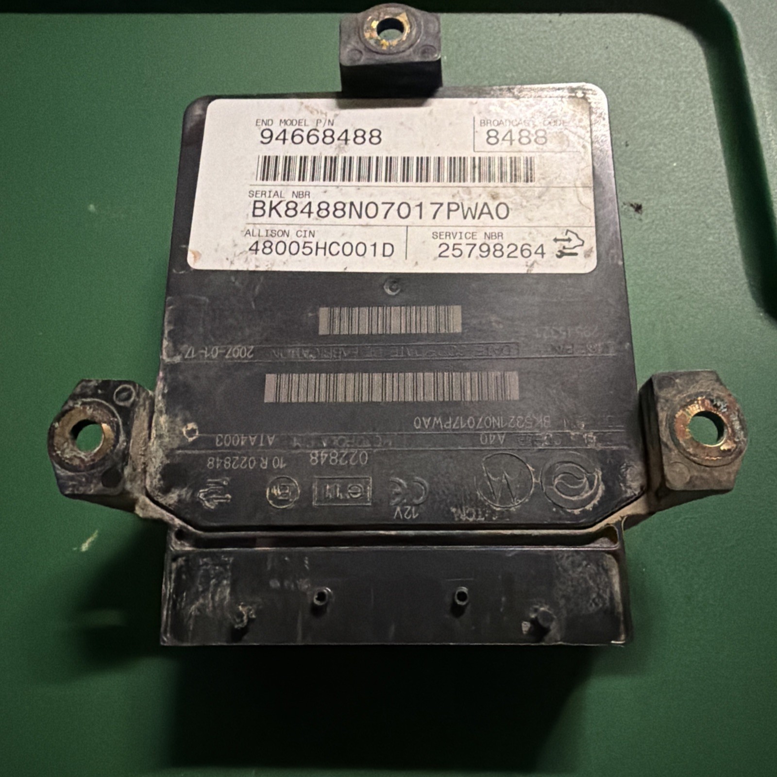06-09  transmission tcm  94668488/ 25798264