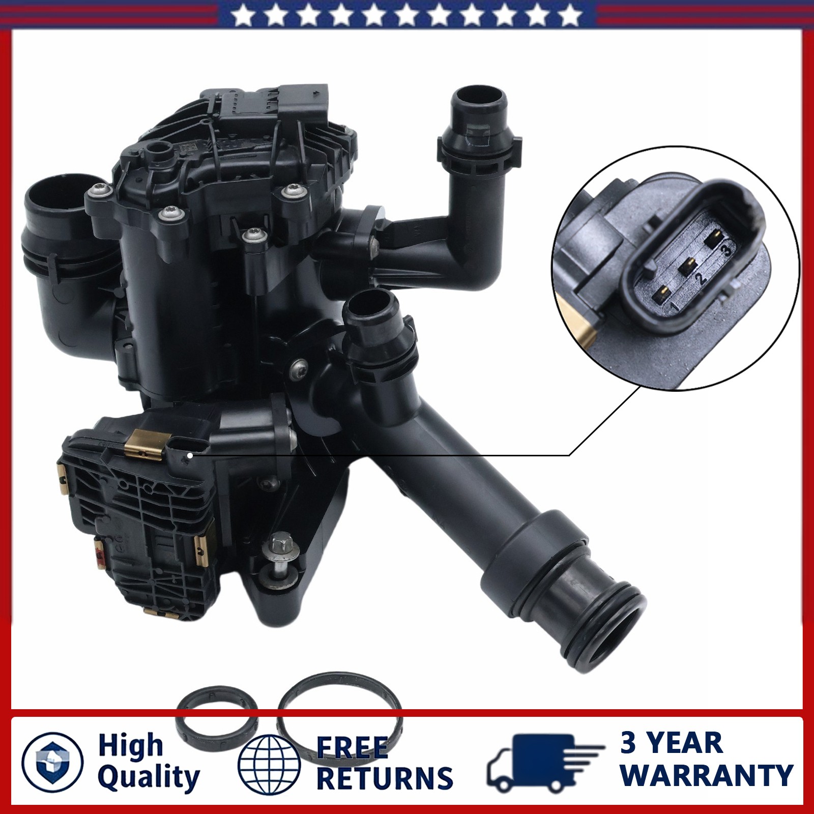 Engine Heat Management Thermostat Fit 2019-2023 BMW X3 X5 X6 X7 Z4 11538642559