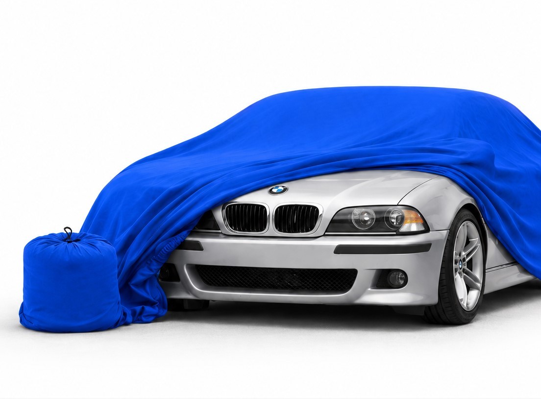 Platin Carparts Indoor Stretch Cover Vehicle Cover for Volvo V70 R, Blue