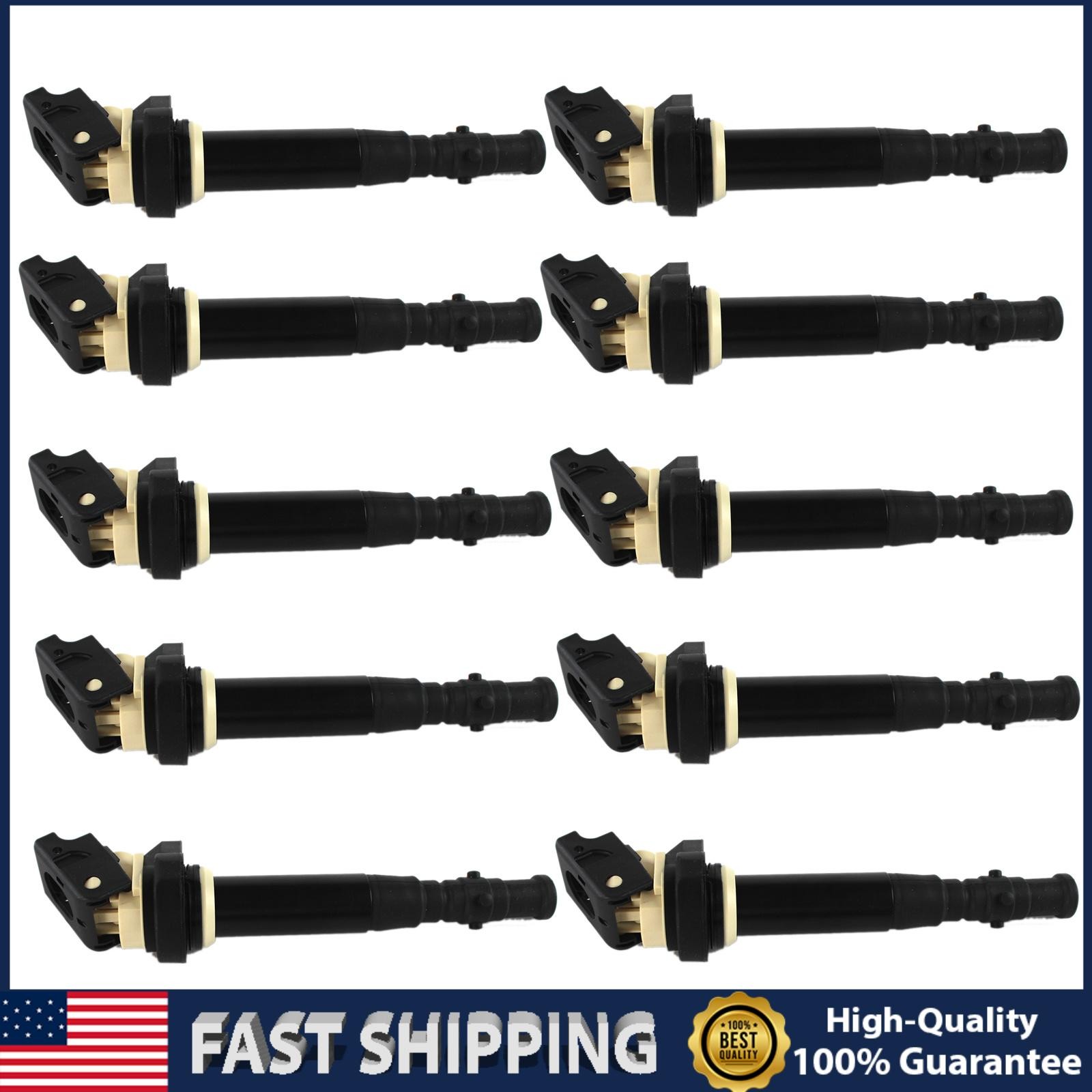 10PC Ignition Coils 12137835108 For BMW M5 M6 5.0L V10 E60 E64 E63 S85 2006-2010