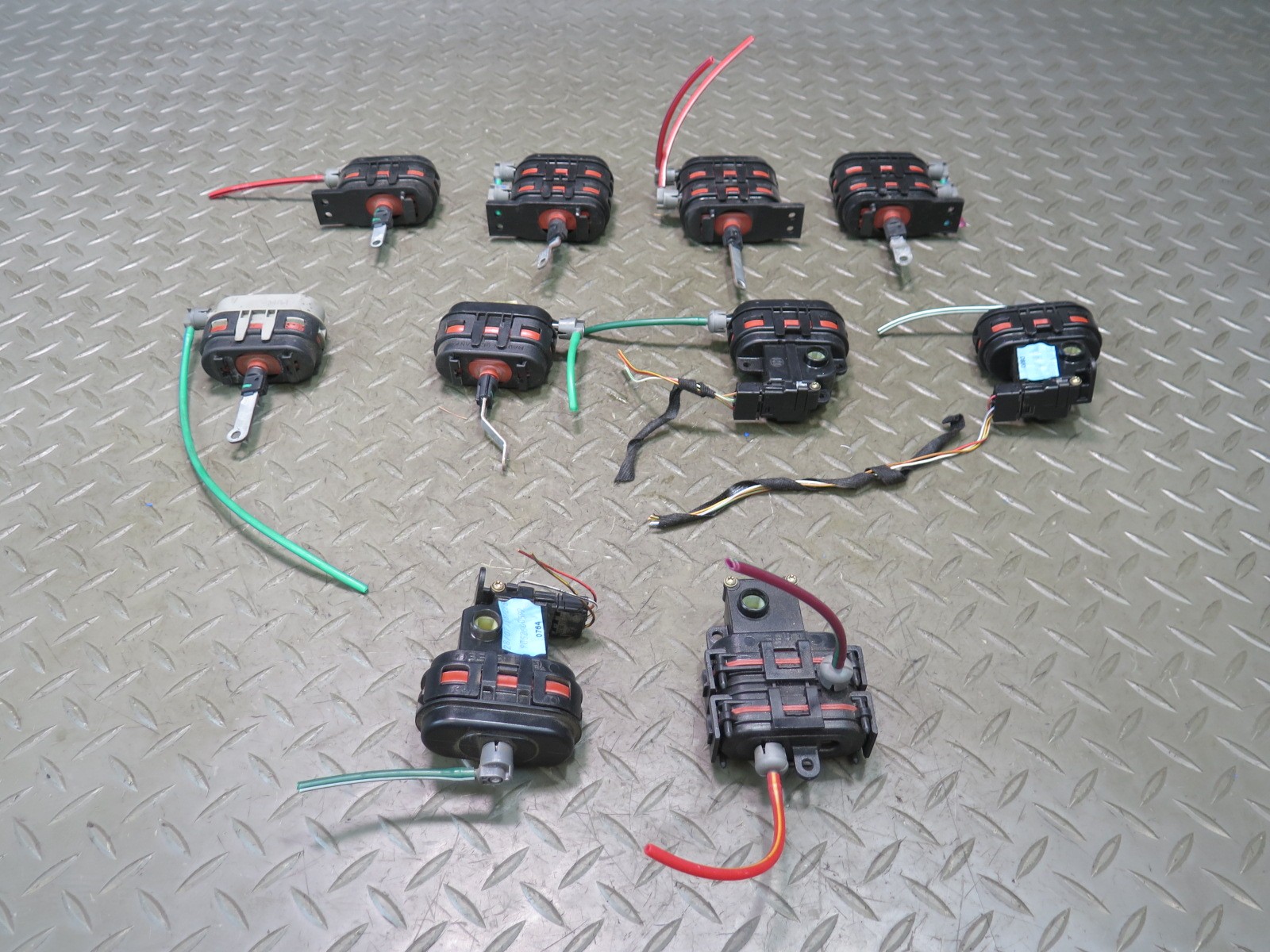 94-02 MERCEDES R129 SL500 SET OF 10 A/C HEATER FLAP DOOR ACTUATOR MOTOR OEM