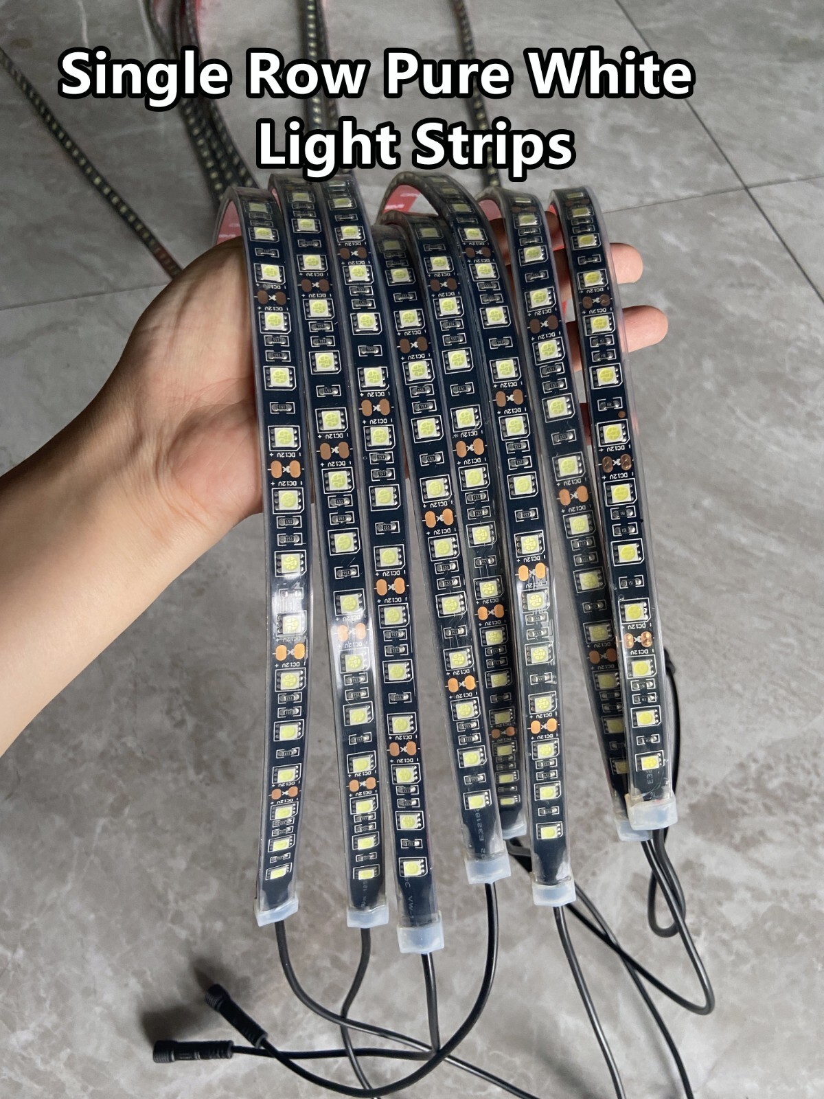 16PCS LED Chasing Lights Strips 1FT 2FT 3FT 4FT 5FT 6.5FT Colorful Illuminated