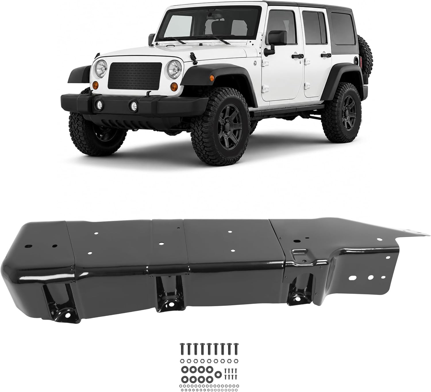 Gas Fuel Tank Skid Plate Guard Shield 07--18 Jeep Wrangler JK 4-Door 52059747AD