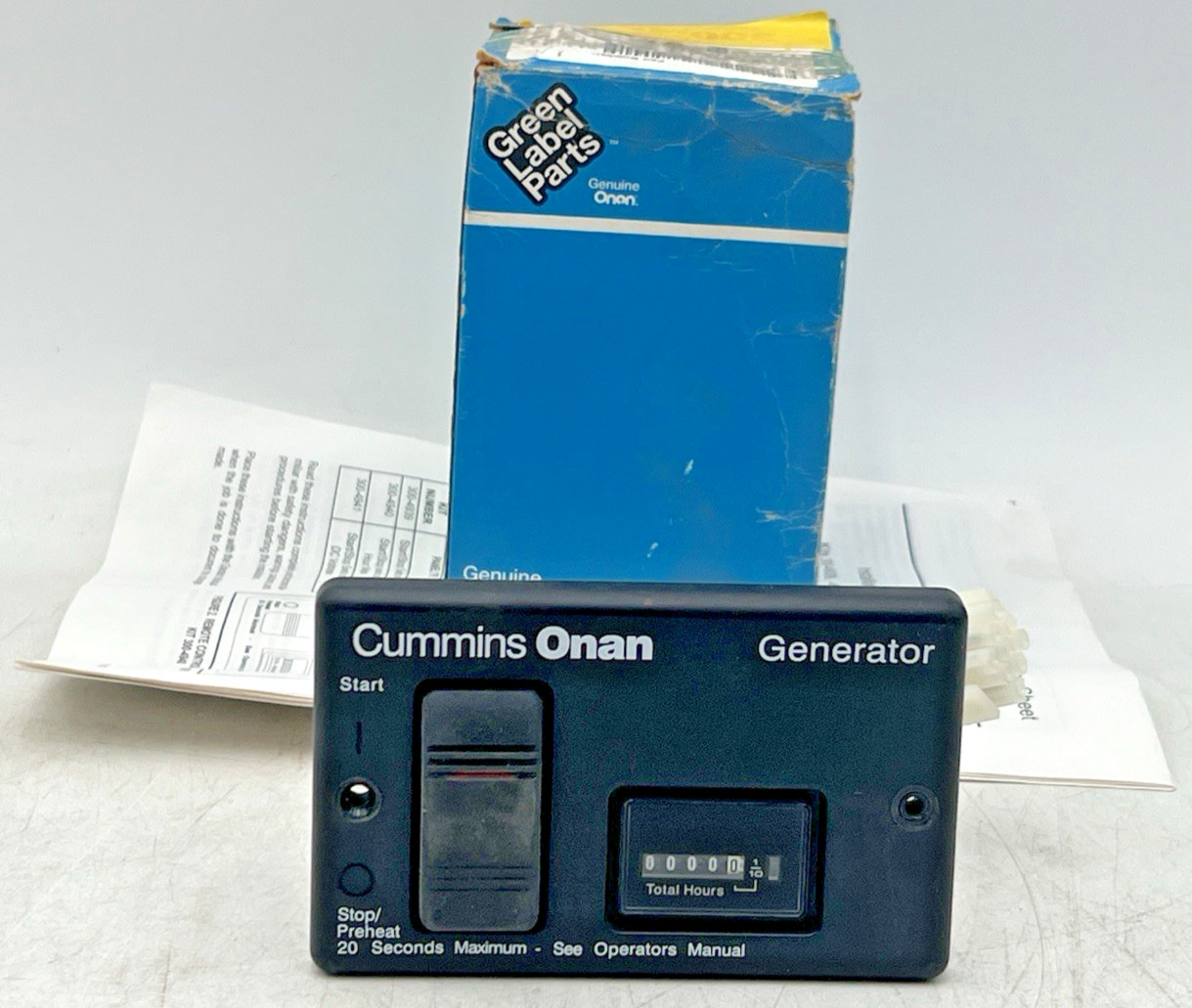 CUMMINS ONAN 300-4940 START/ STOP SWITCH FOR DIESEL RV GENERATORS