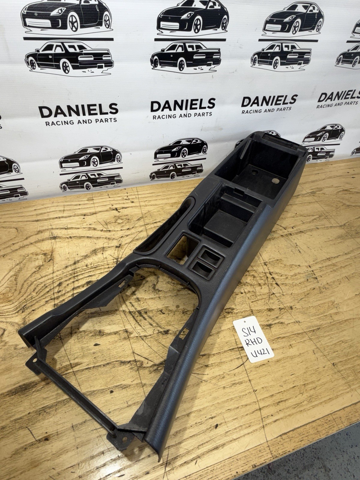 JDM 95-98 NISSAN SILVIA 240SX 200SX S14 OEM RHD CENTER CONSOLE ARM REST A/T