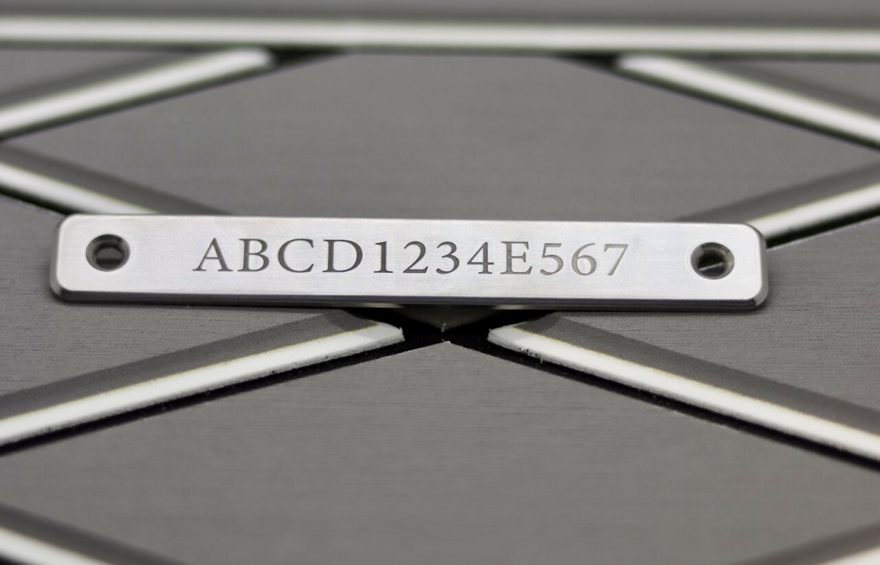 316 Stainless Custom Hull Identification Number Tag HIN TAG HIN PLATE