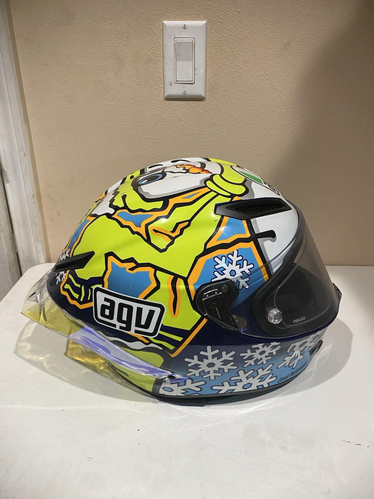 Agv Pista Gp RR 2016 Misano Snow House Helmet Agv Pista Gp RR 2016 Misano Snow House Helmet