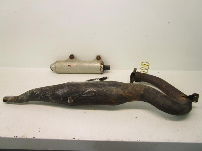 97 Polaris Sport 400L FMF Gold Series Burly Exhaust Pipe Silencer 1995-1998 97 Polaris Sport 400L FMF Gold Series Burly Exhaust Pipe Silencer 1995-1998