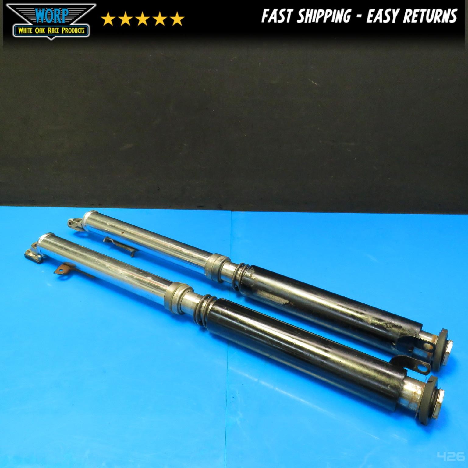1962-67 CZ 250 CZ250 TYPE 475 FRONT SUSPENSION FORKS SHOCKS DAMPERS 1962-67 CZ 250 CZ250 TYPE 475 FRONT SUSPENSION FORKS SHOCKS DAMPERS
