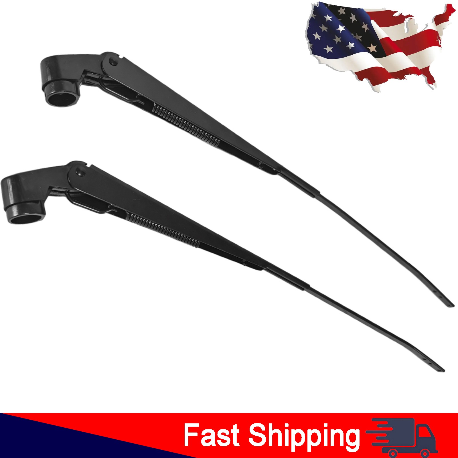 Front Driver & Passenger Windshield Wiper Arms Set For 1984-1988 Toyota Pickup