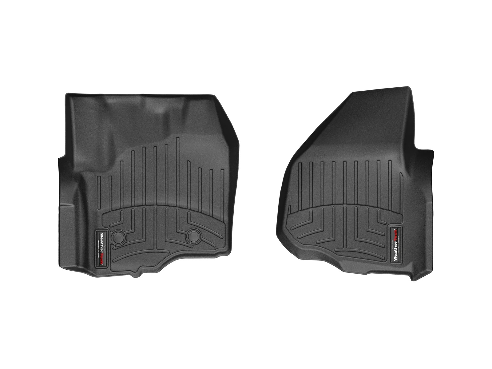 WeatherTech FloorLiner for 2012-2012 Ford Super Duty - 1st Row, Black