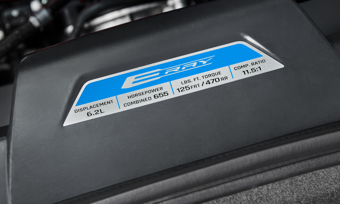 2025 Chevrolet Corvette E-Ray Engine Specification Plaque GM OEM NEW 87818059