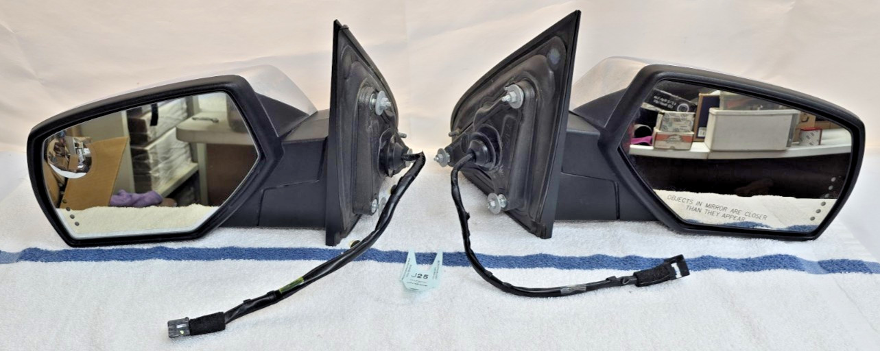 2014-2018 Silverado Sierra SLT 1500 Side Mirrors Chrome OEM Power/Heated/Signals