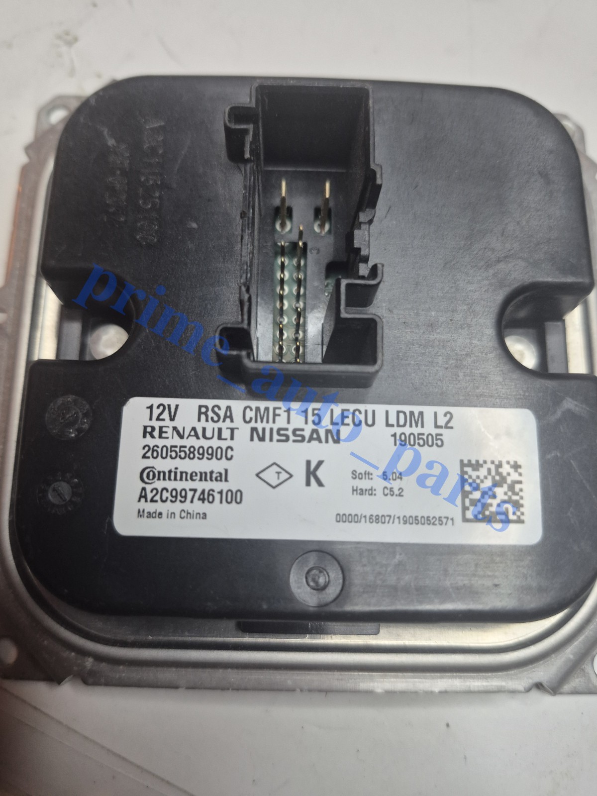 ​OEM Renault Nissan.LED Headlight Control Module Ballast Continental 260558990C