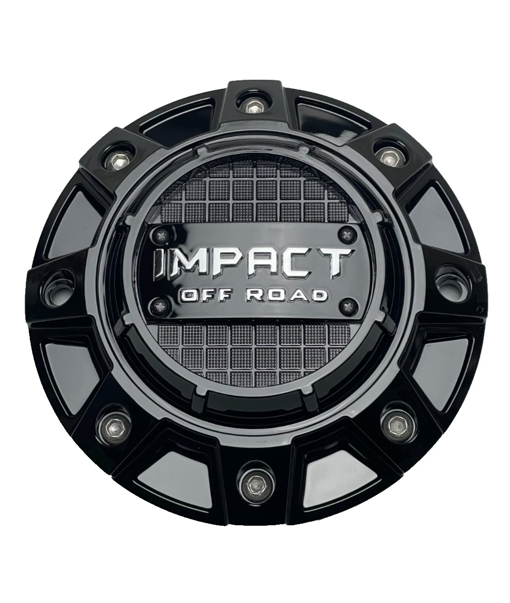 #Impact Off-Road Gloss Black/Chrome Logo Wheel Center Cap 1216 0144 #Impact Off-Road Gloss Black/Chrome Logo Wheel Center Cap 1216 0144