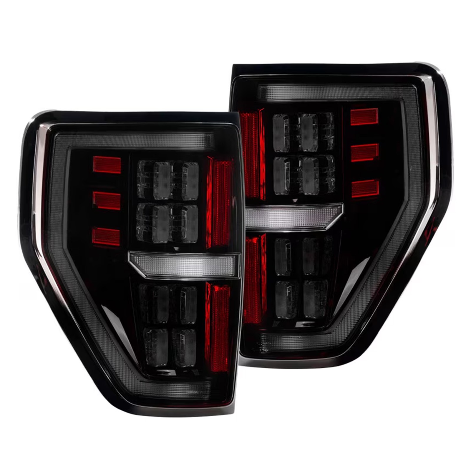 Morimoto XB LED Tail lights Smoked Lens Set Plug & Play for 2009-2014 Ford F-150