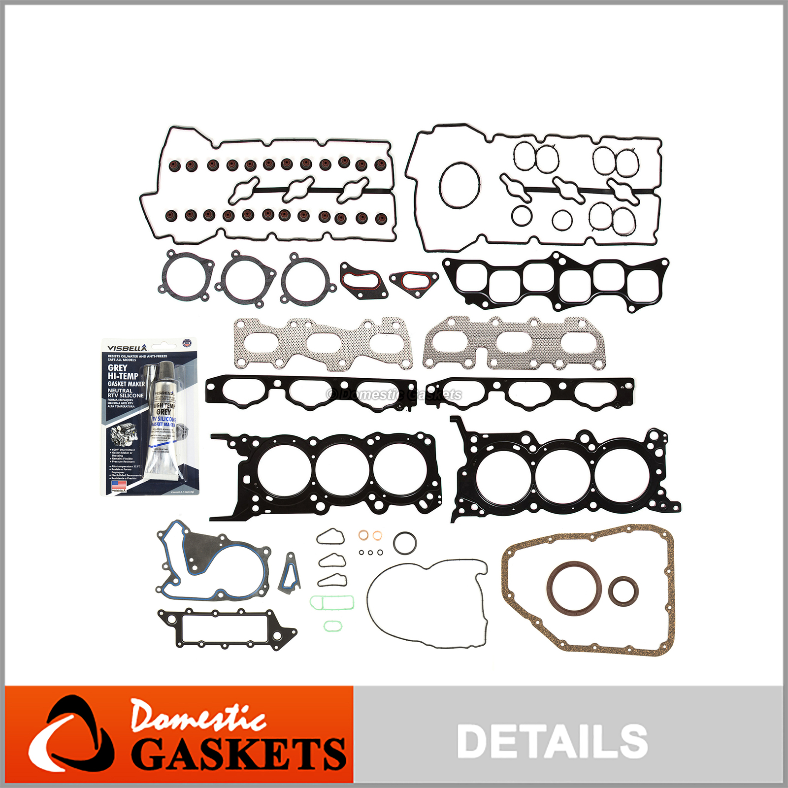 Fit 06-April/20/2007 Hyundai Azera Kia Sedona Sorento 3.8L Full Gasket Set G6DA