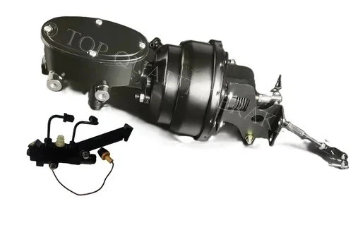 1967-72 Chevy Truck Power Brake Booster 1 1/8\'\' Oval Master Cylinder Disc Disc