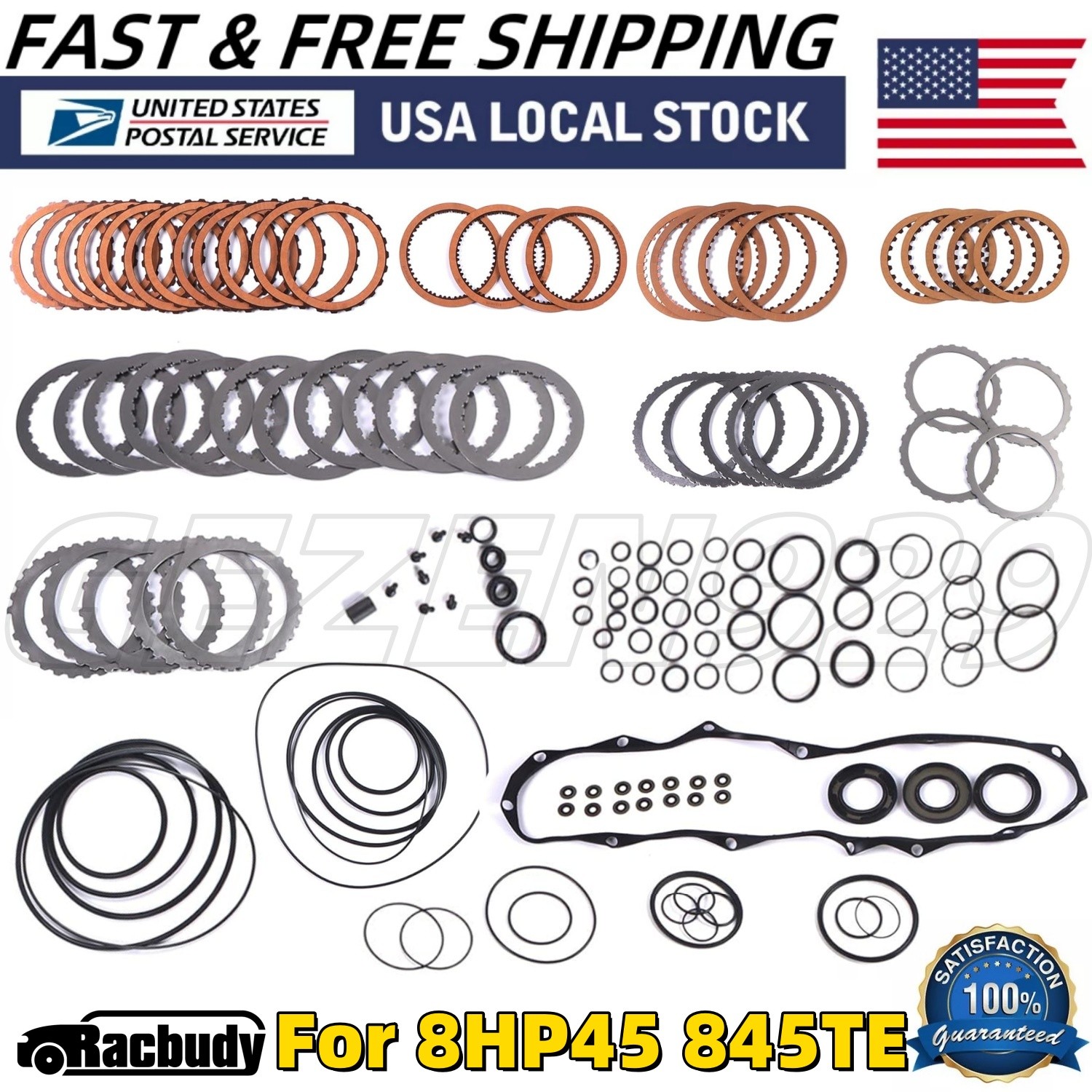 New 8 Speed Automatic Transmission Master Rebuild Kit For ZF 8HP45 845TE For BMW