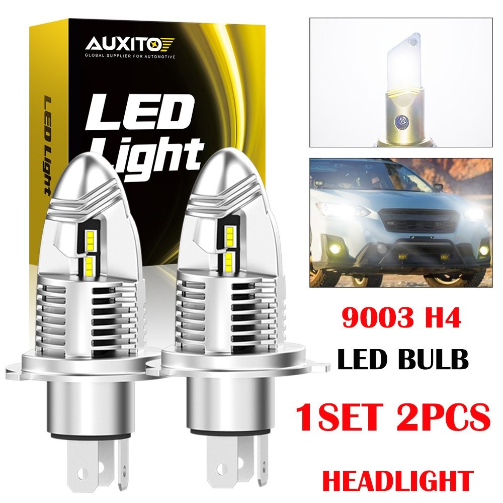 2-20PC COMBO AUXITO H4 9003 SUPER WHITE 30000LM LED HEADLIGHT BULBS HIGH LOW Q10