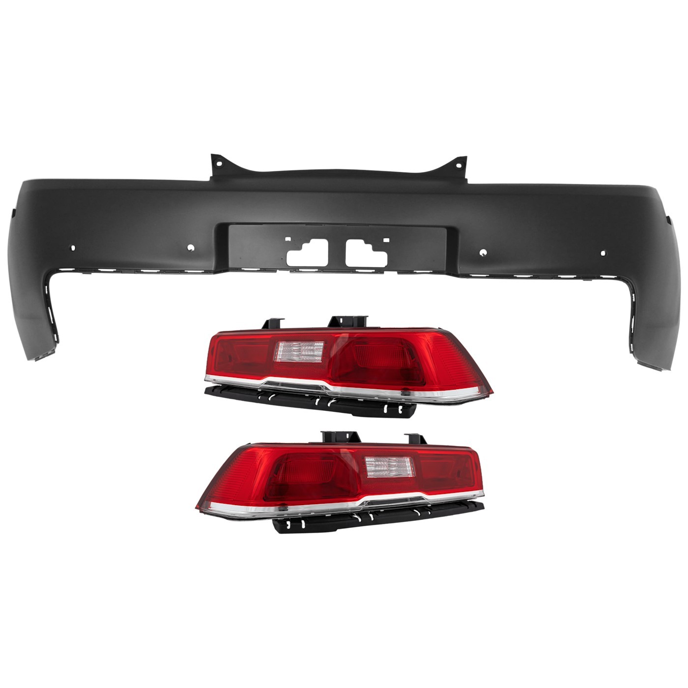 Bumper Cover Rear for Chevrolet Camaro 2014-2015
