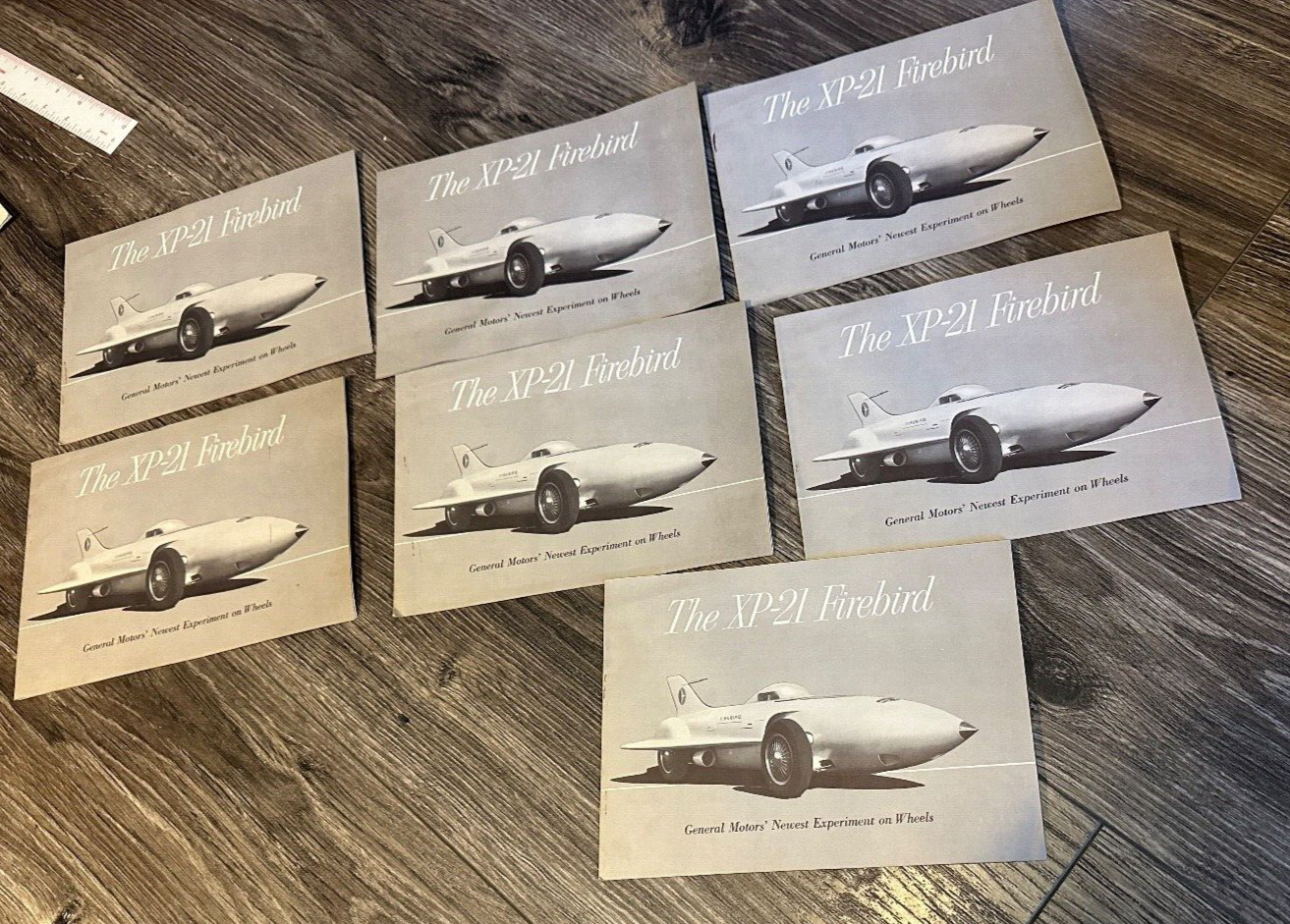 Lot 1954 GM XP-21 Firebird Concept Brochures 