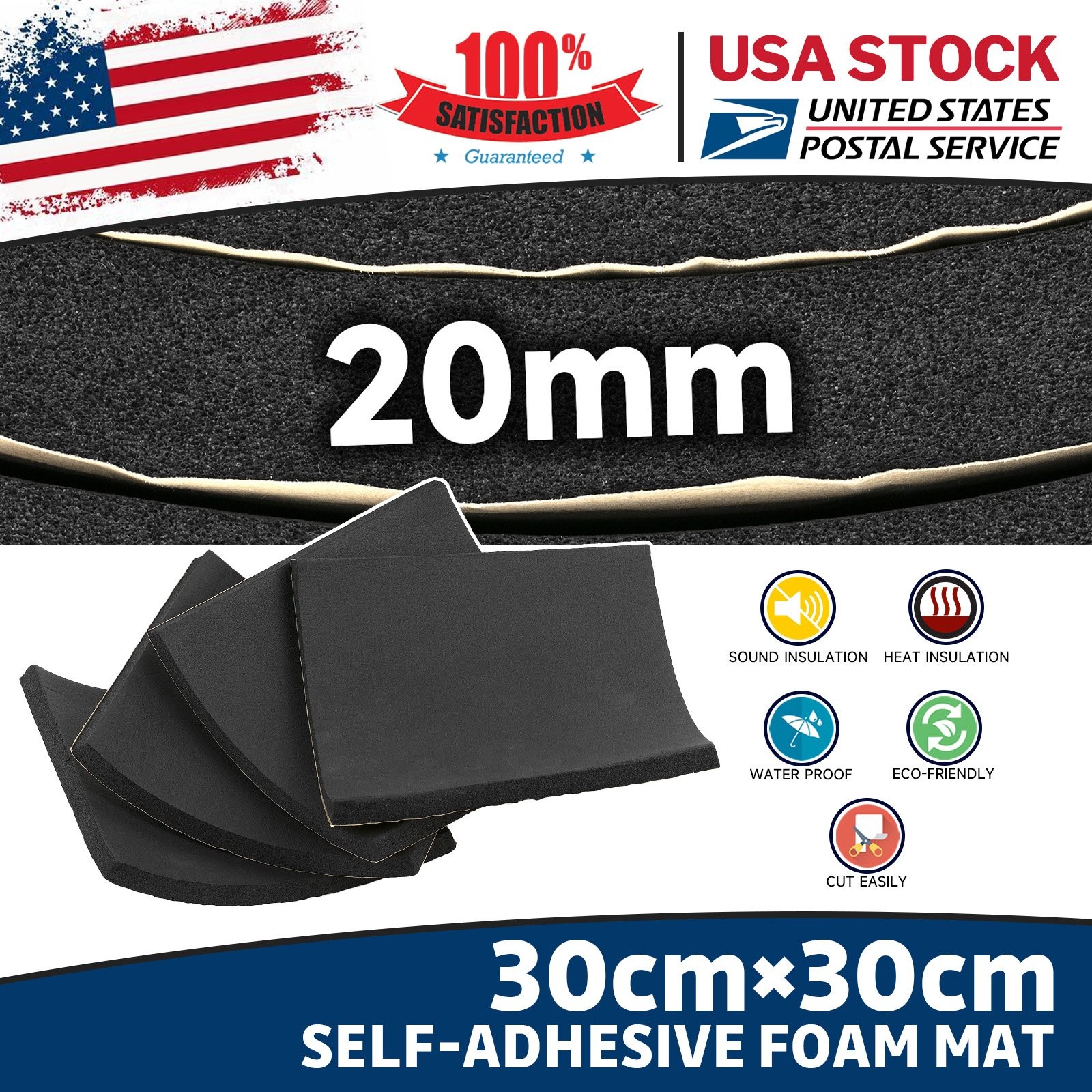 Black Foam Sheet Self Adhesive Rubber Padding Neoprene Sponge Rubber Mat Padding