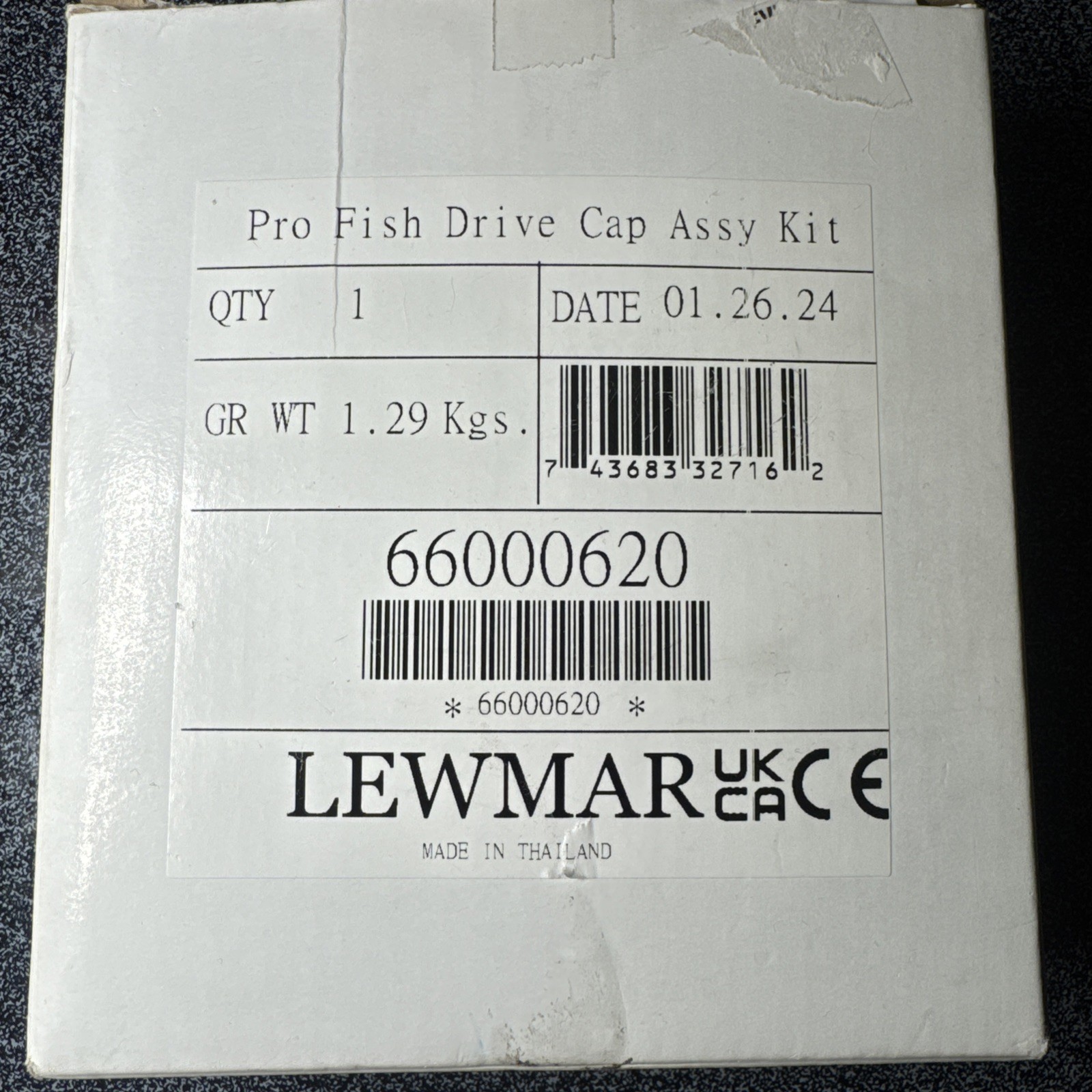 Lewmar Pro-Fish Drive Cap Assembly Kit #66000620